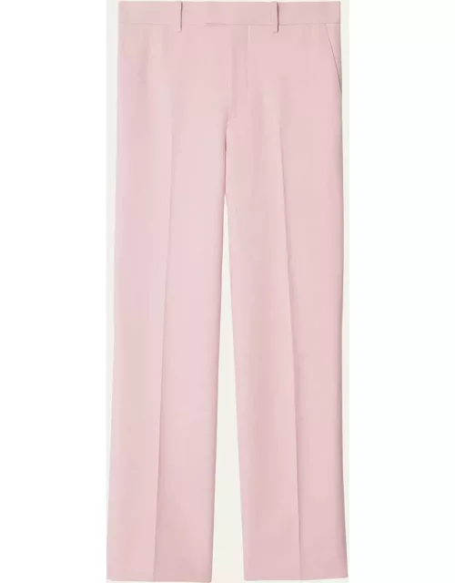 Mid-Rise Wool Trouser