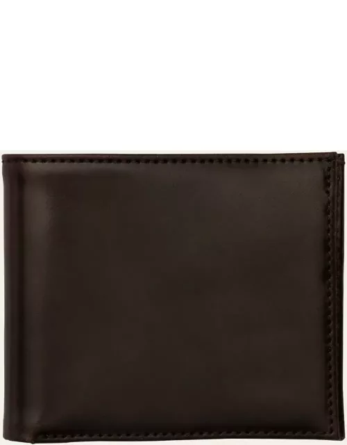 Men's Cordovan Slim Leather Bifold Wallet