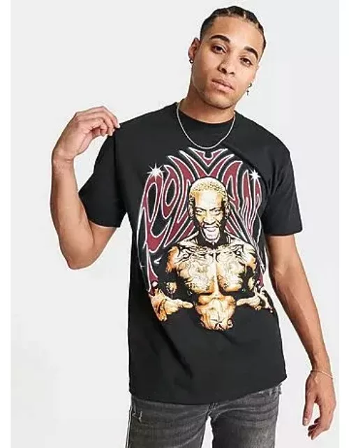 Dennis Rodman Iconic Tribal Graphic T-Shirt