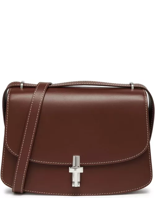 The Row Sofia 8.75 Leather Shoulder bag - Burgundy
