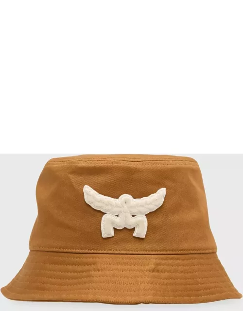 Men's Essential Applique Cotton Bucket Hat