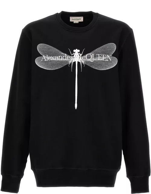 Alexander McQueen Dragonfly Logo Sweatshirt
