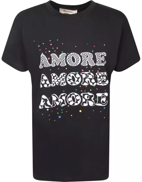Alessandro Enriquez Amore Black T-shirt
