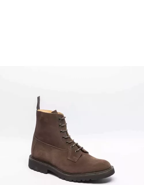 Tricker's Burford Brown Suede Lace-up Boot Vibram Sole