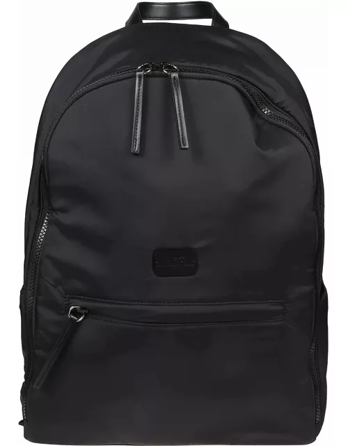 A.P.C. Logo Patch Zip-up Backpack