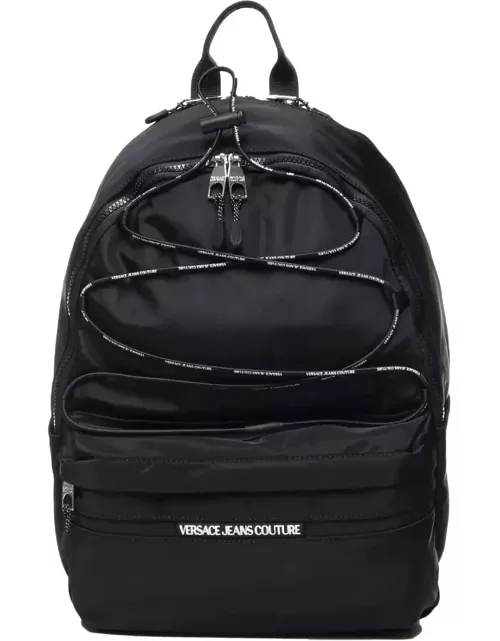 Versace Jeans Couture Nylon Hiking Style Backpack