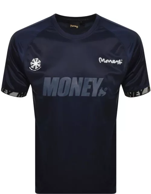 Money Flux Logo T Shirt Navy