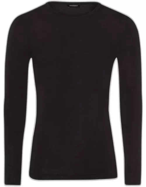 Woolen Silk Long-Sleeve Shirt