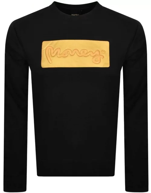 Money Gold Plate Sweatshirt Black