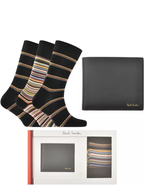 Paul Smith Gift Set Wallet And 3 Pack Sock