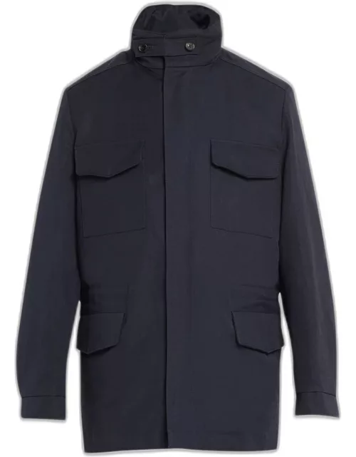 Men's New Traveller Cotton-Linen Rain Jacket
