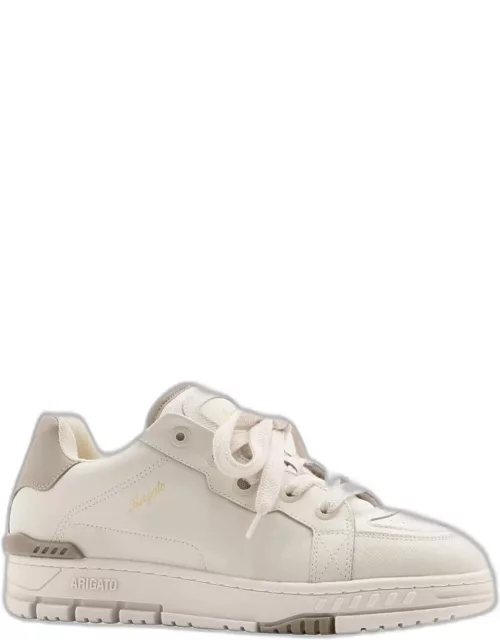Men's Area Haze Leather and Textile Low-Top Sneaker