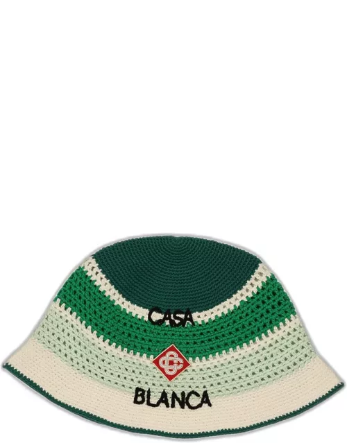 Men's Diamond Logo Crochet Bucket Hat