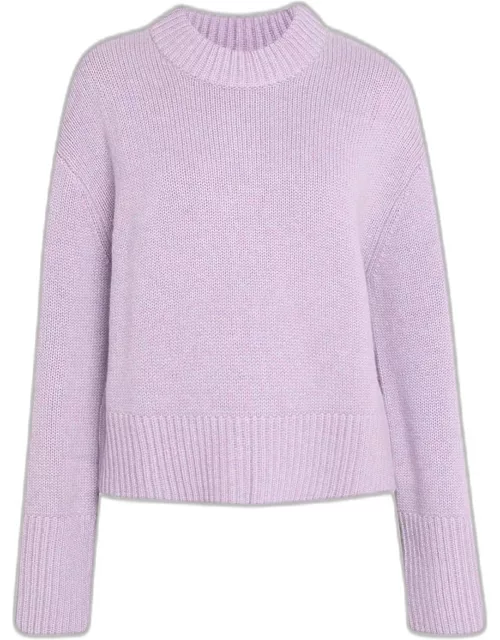 Sony Cashmere Drop-Shoulder Crewneck Sweater