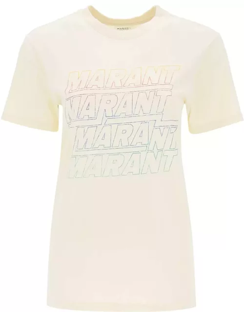 ISABEL MARANT ETOILE zoeline t-shirt with logo print