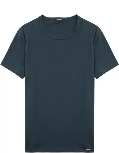 Tom Ford Stretch-jersey T-shirt - Navy