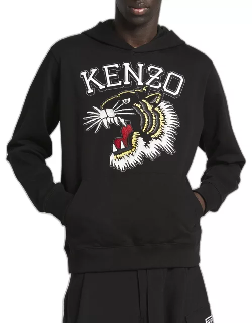 Men's Tiger Varsity Embroidered Hooded Sweatshirt