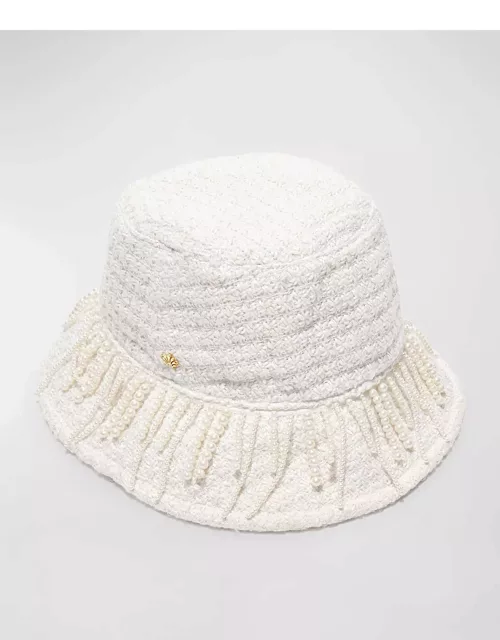 Pearly Tweed Bucket Hat
