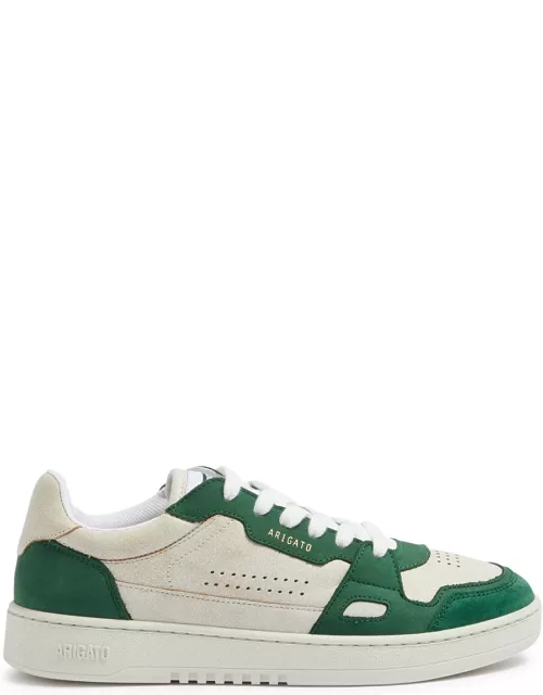 Axel Arigato Dice Lo Panelled Nubuck Sneakers - White And Green - 41 (IT41 / UK8)
