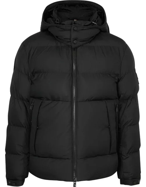 Boss Quilted Hooded Shell Jacket - Black - 46 (IT46 / S)