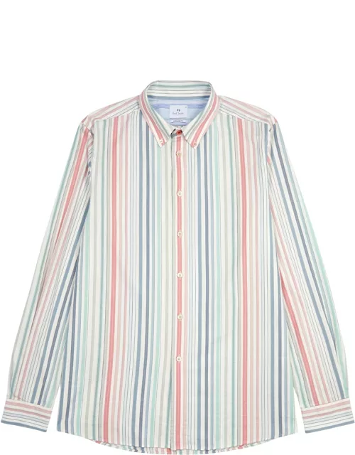 PS Paul Smith Striped Cotton Shirt - Multicoloured