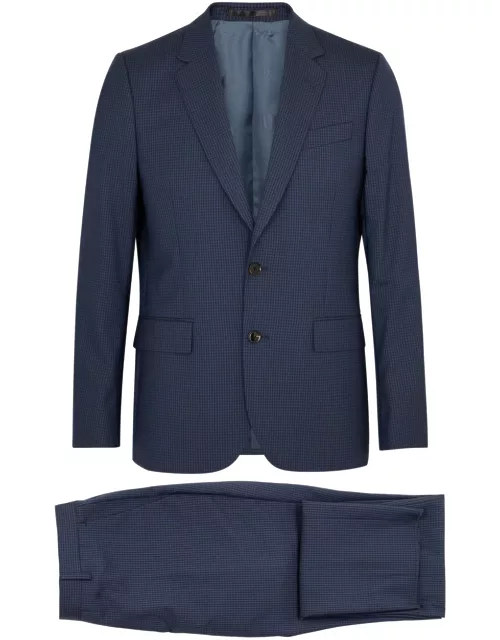 Paul Smith Gingham Wool Suit - Blue - 50 (UK40 / L)