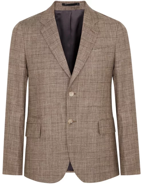 Paul Smith Checked Wool-blend Blazer - Bright Brown - 54 (UK44 / Xxl)