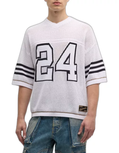 Men's Knit 24 Football Mesh T-Shirt