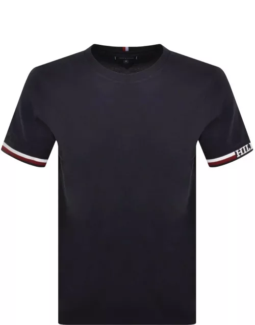 Tommy Hilfiger Tipping T Shirt Navy