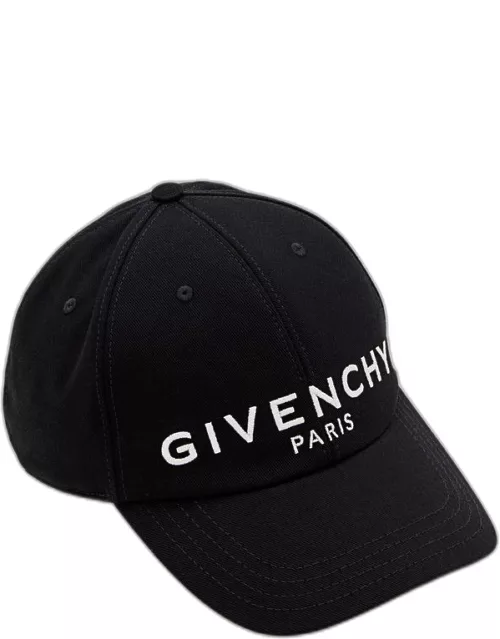 Givenchy Curved Cap With Embroidered Logo Black TU