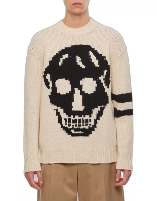 Alexander McQueen Crewneck Skull Sweater
