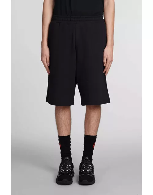 44 Label Group Shorts In Black Cotton