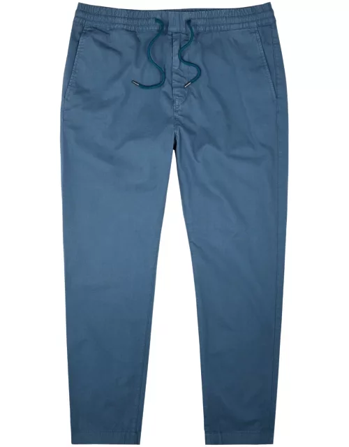 PS Paul Smith Tapered-leg Stretch-cotton Chinos - Navy