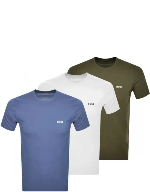 BOSS Multi Colour Triple Pack T Shirt