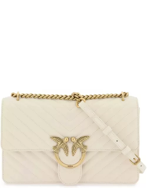 PINKO chevron quilted classic love bag one