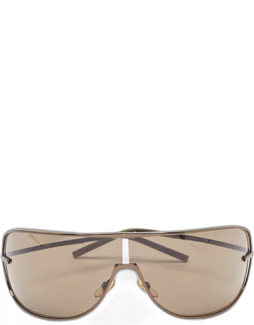 Yves Saint Laurent Brown 2207/S Wrap Sunglasse