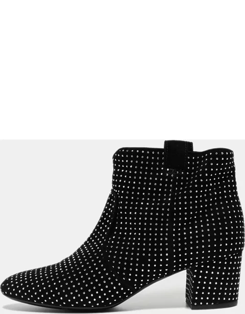 Laurence Dacade Black Suede Pete Studded Ankle Boot