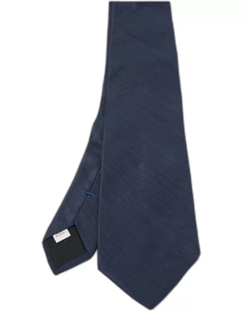 Valentino Navy Blue Silk Tie