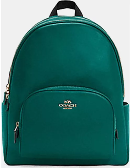 Coach Green Leather Backpack