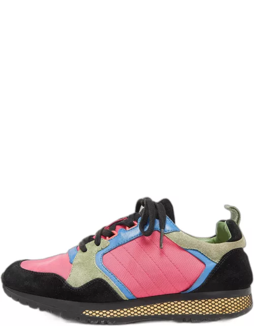 Gucci Multicolor Suede and Nylon Icaro Sneaker