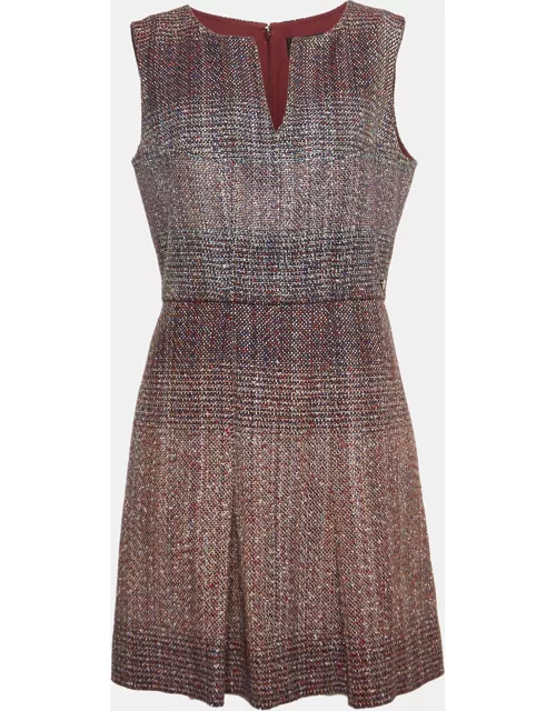 Chanel Multicolor Tweed Sleeveless Short Dress