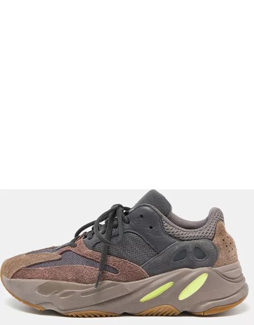 Yeezy x Adidas Multicolor Suede and Mesh Boost 700 Mauve Sneaker