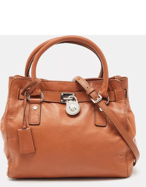 MICHAEL Michael Kors Brown Leather Hamilton North South Tote