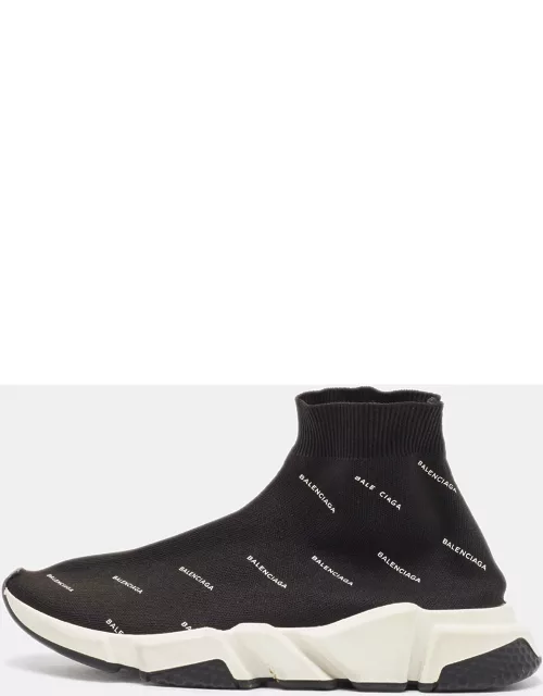 Balenciaga Black Knit Fabric Low Speed Trainers Sneaker