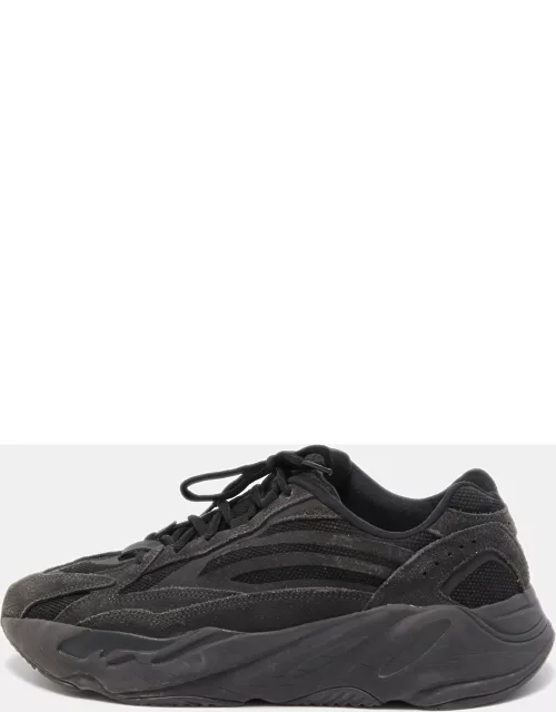 Yeezy x Adidas Black/Grey Suede And Canvas Boost 700 V2 Vanta Sneaker