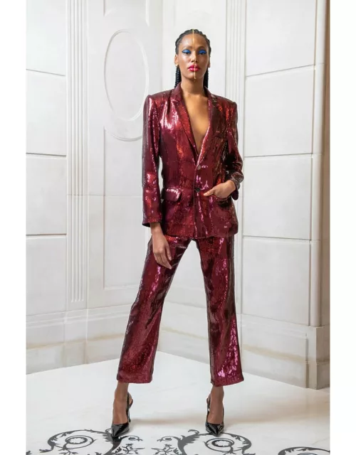 RVNG Couture Sequin Suit Blazer and Pant