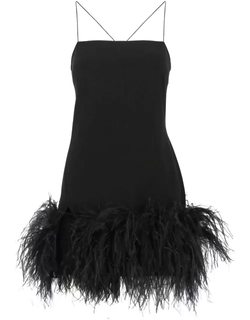 The Attico Dress With Feather
