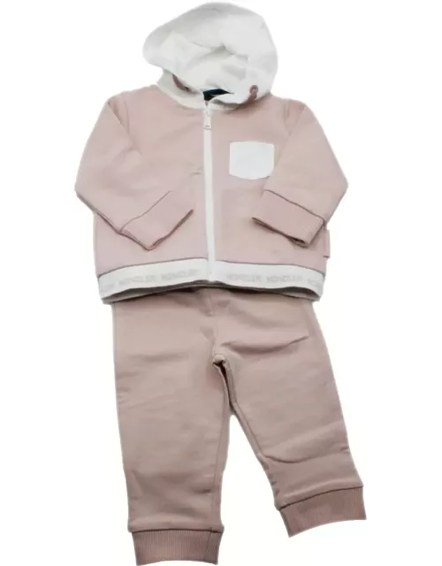 Moncler Complete With Hooded Sweatshirt And Jogging Trouser