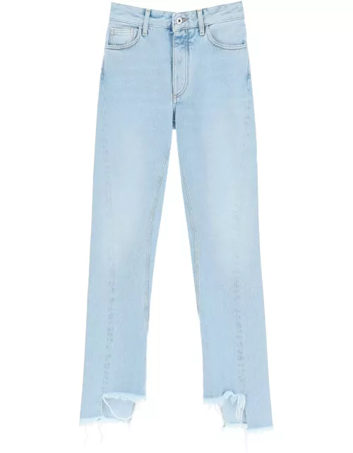 Off-White Slim-fit Jeans With Twisted Seam