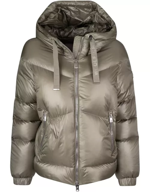 Woolrich Zip Fitted Padded Jacket